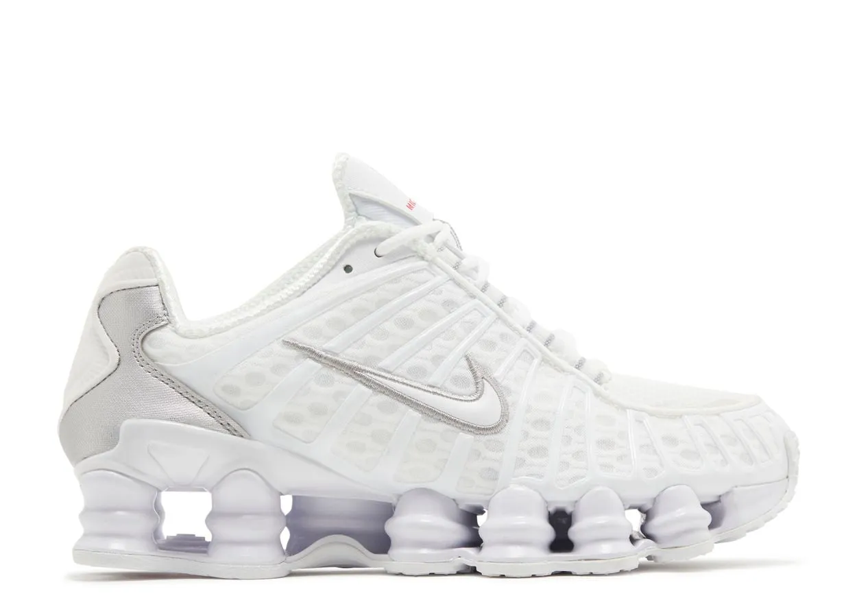 Nike Shox TL White Metallic Silver athlete - endorsed