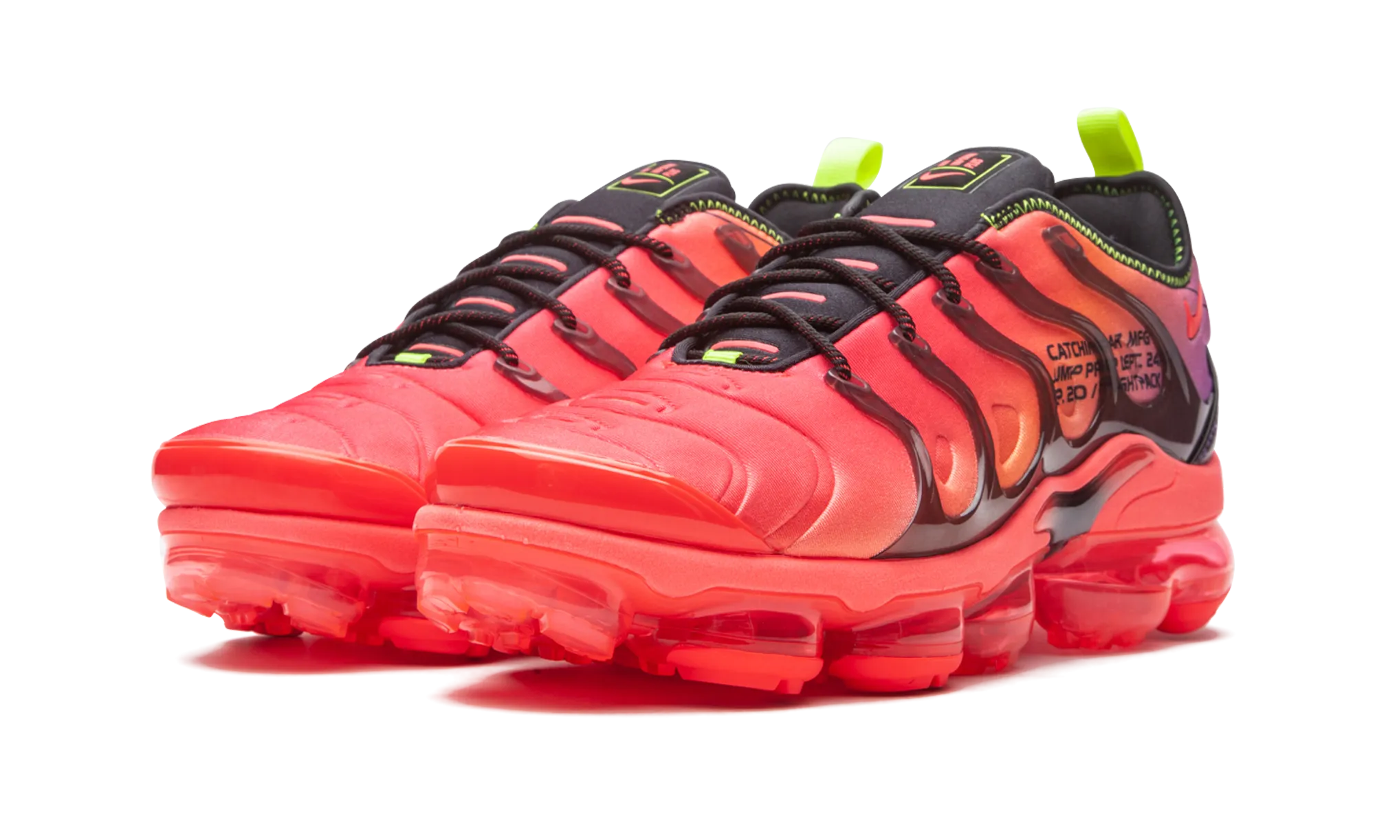 Air VaporMax Plus "Flight Pack" Core Balance running in a geothermal area shoes