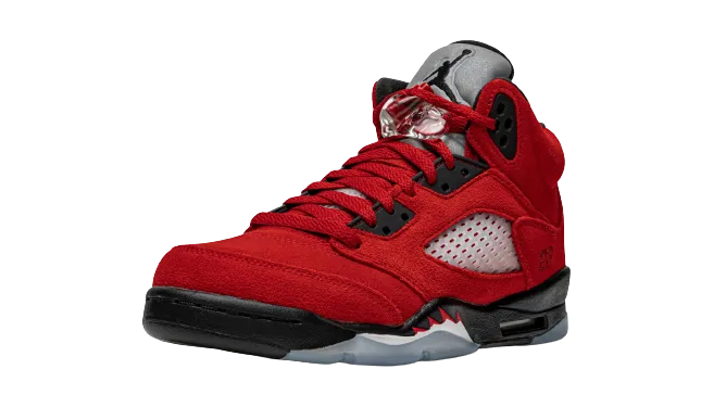 Classic Wear Jordan 5 Retro "Raging Bull" Grade School