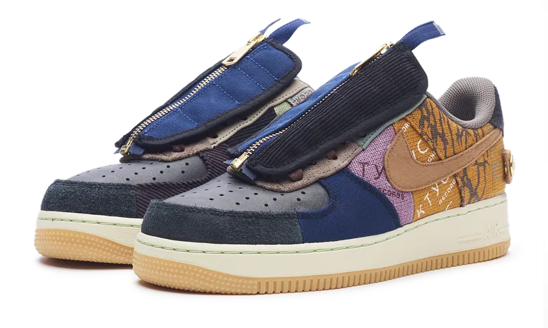Follow Hike Fast Dry Nike Air Force 1 Low x Travis Scott Cactus Jack (CN2405-900) Men's Size 5-13
