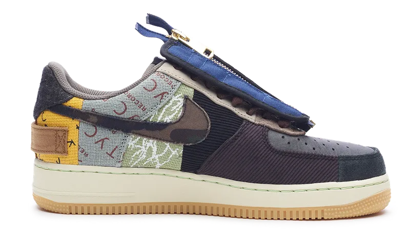 foam Calm Step Nike Air Force 1 Low x Travis Scott Cactus Jack (CN2405-900) Men's Size 5-13