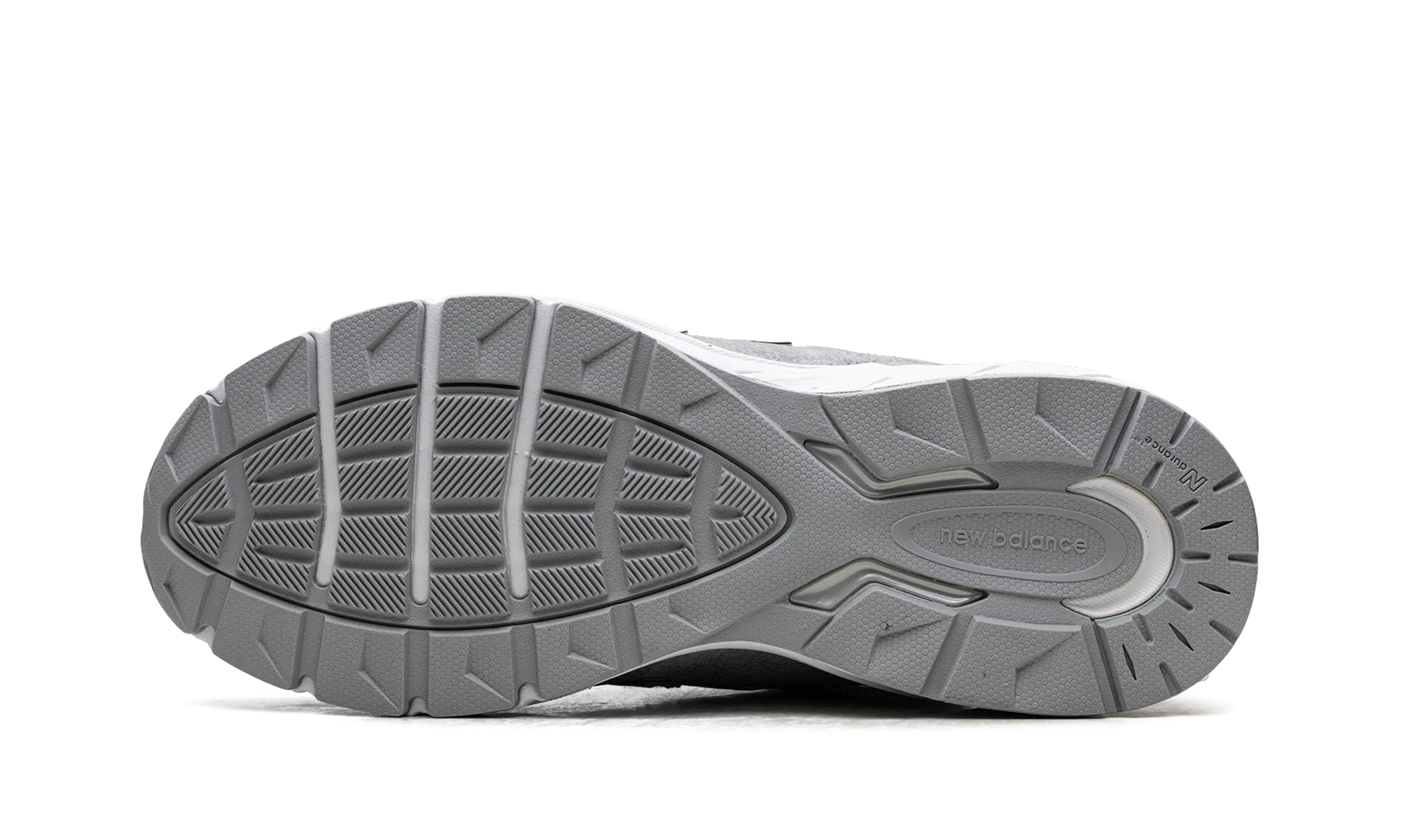 990v5 "Grey White" Soft Grip Velcro Design