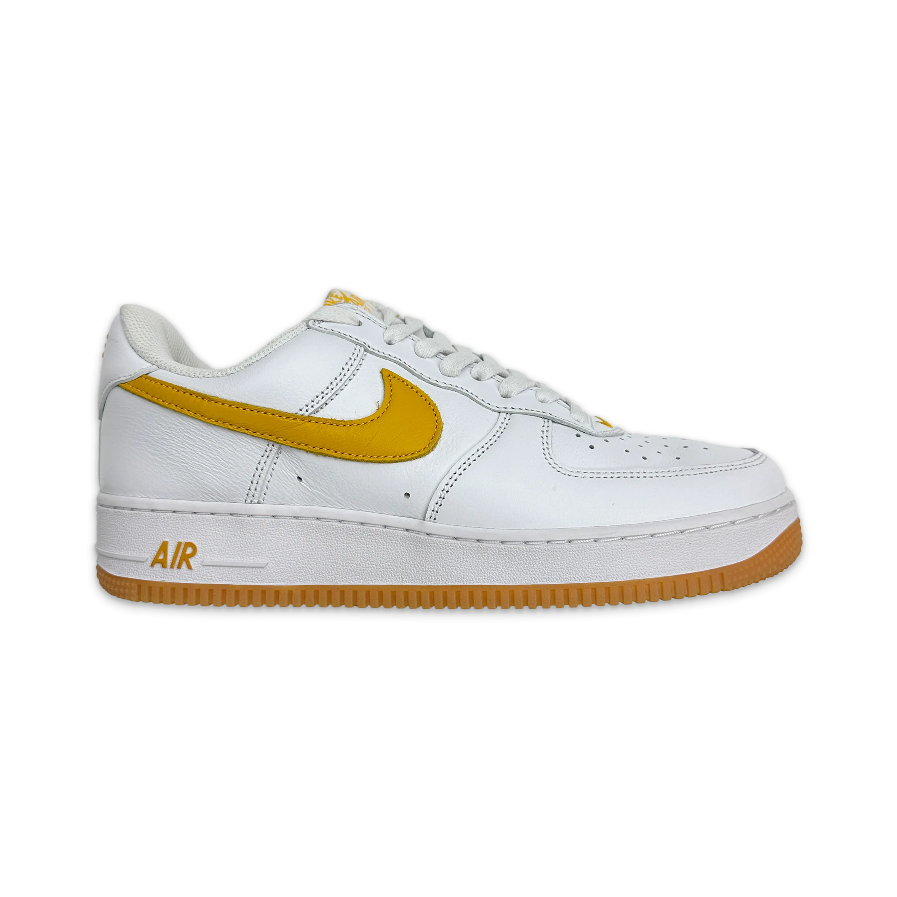 Ease Motion Relax Step Air Force 1 "Color Of The Month White University Gold Gum Bottom"