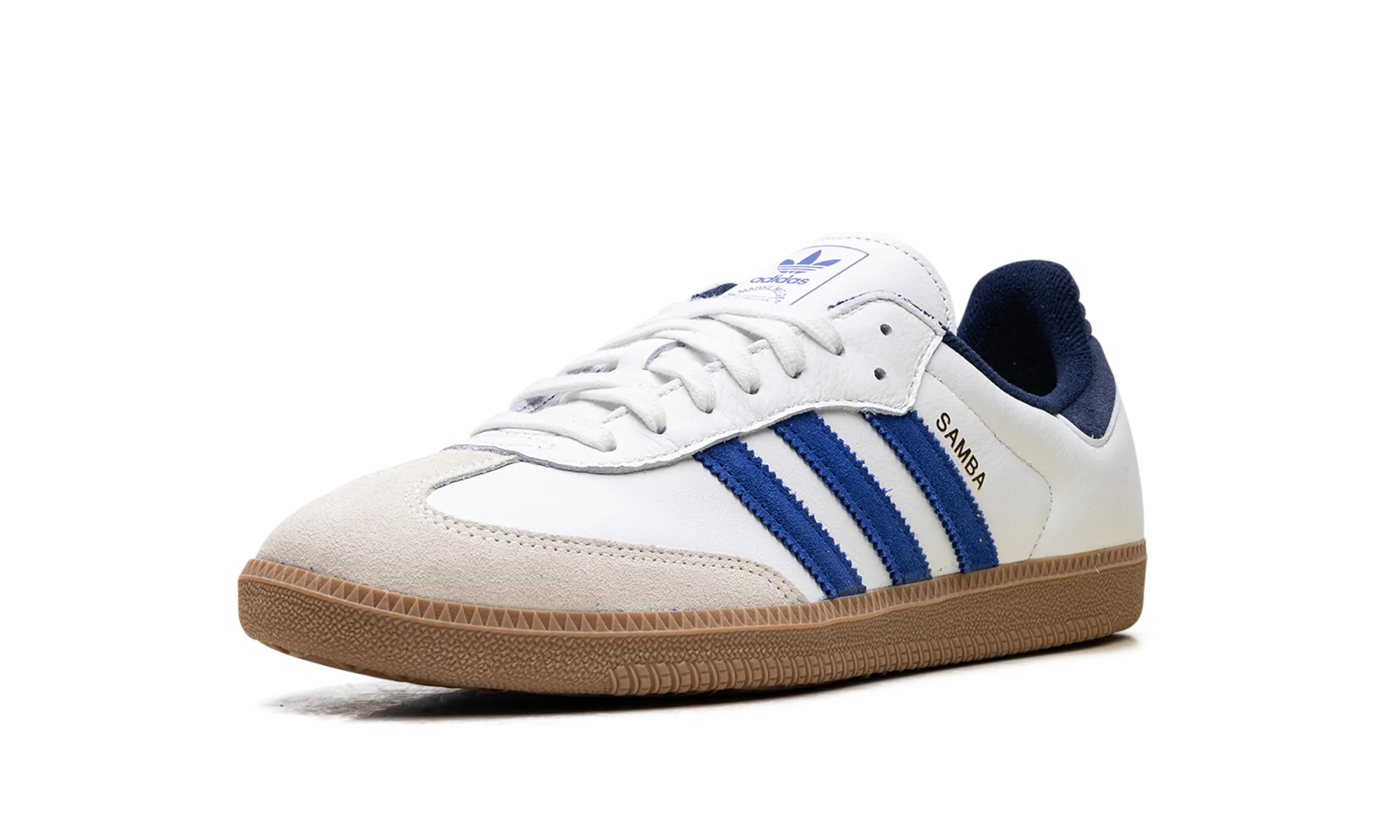 Samba OG "Core White Royal Blue" Balanced feel