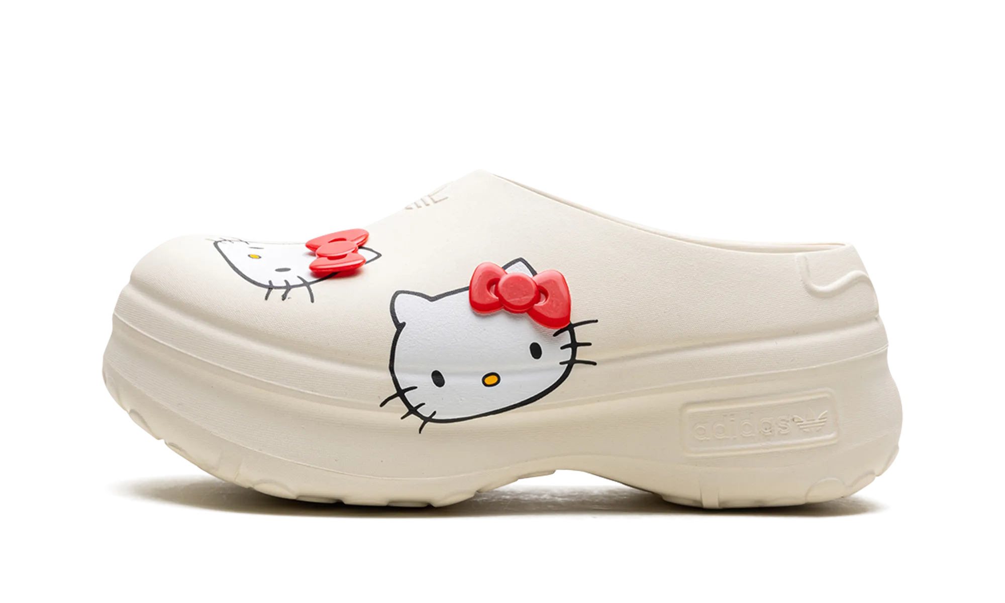 adiFOM Stan Smith Mules WMNS "Hello Kitty Off White Red Cloud White" Fresh Tone Harbor Run