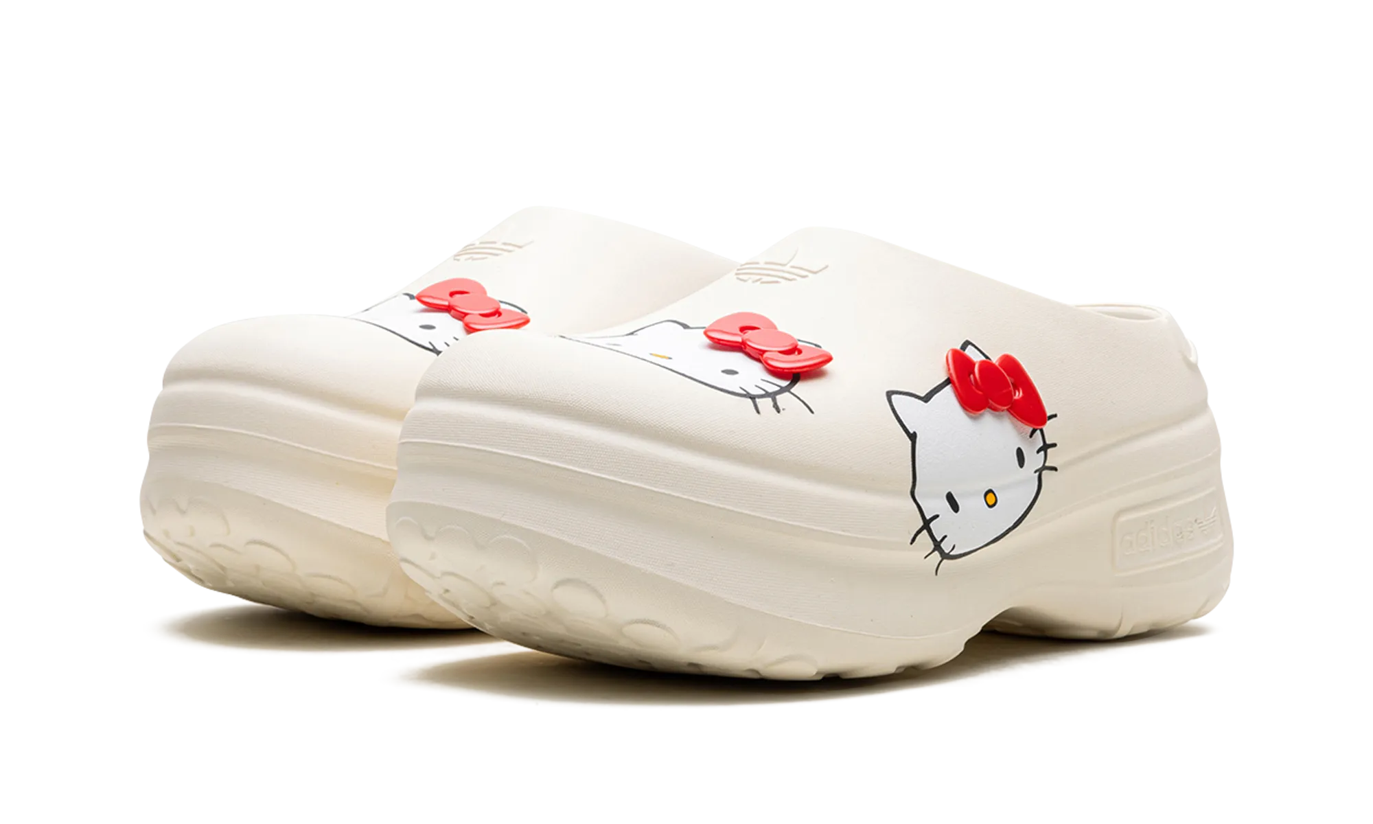 adiFOM Stan Smith Mules WMNS "Hello Kitty Off White Red Cloud White" Eco Materials Pastel tone