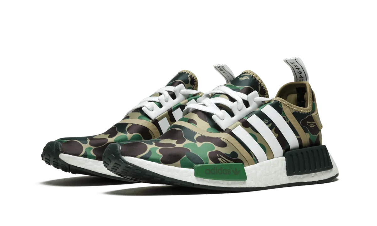 NMD_R1 "Bape - Green Camo" Desert Hike Bus stop