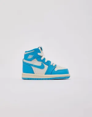 Antique Glow Jordan Air Jordan 1 Retro High OG 'UNC Reimagined' Toddler