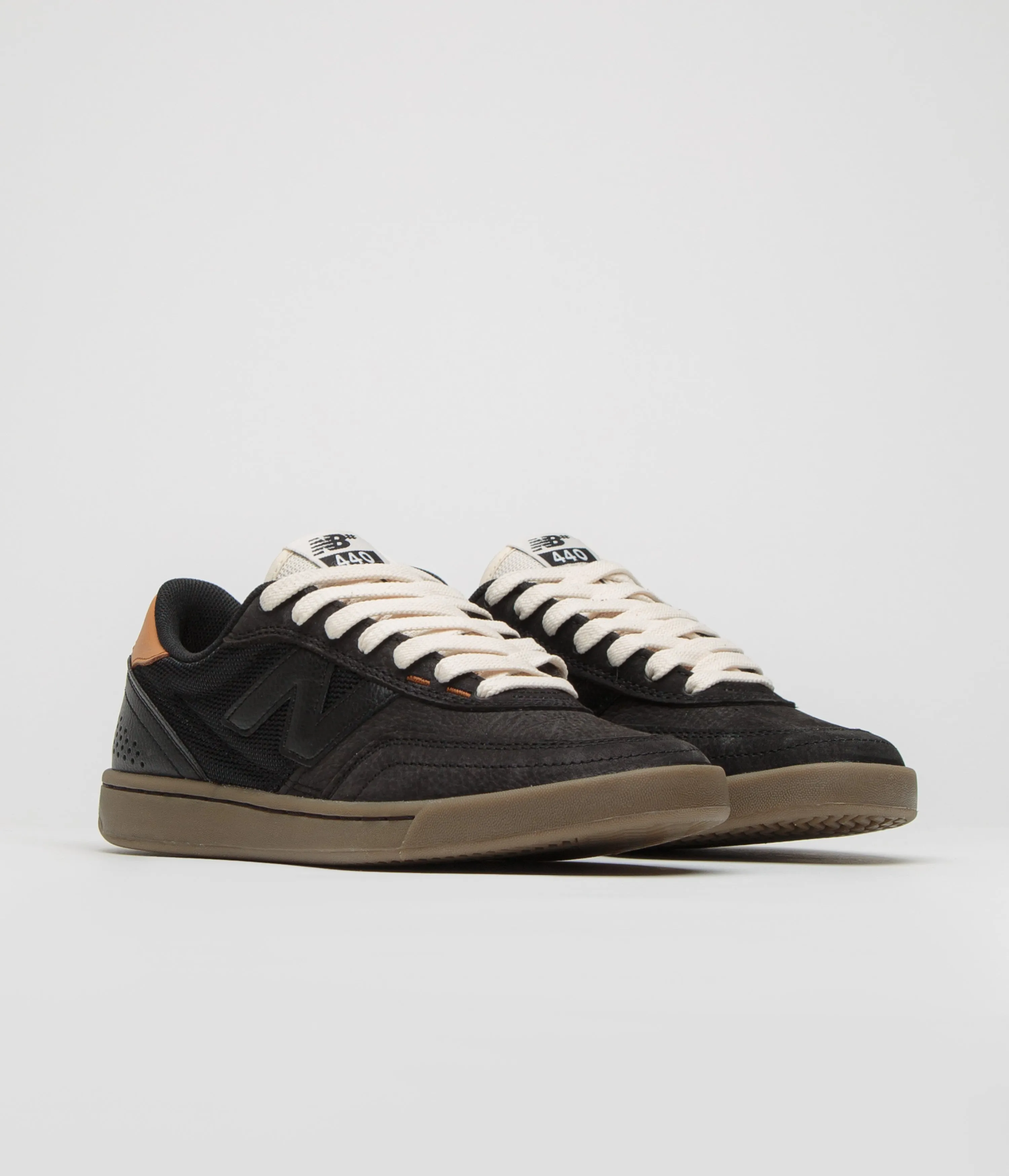 New Balance Numeric 440 Shoes - Black / Gum / Orange Desert-Ready Frost Safe School Day