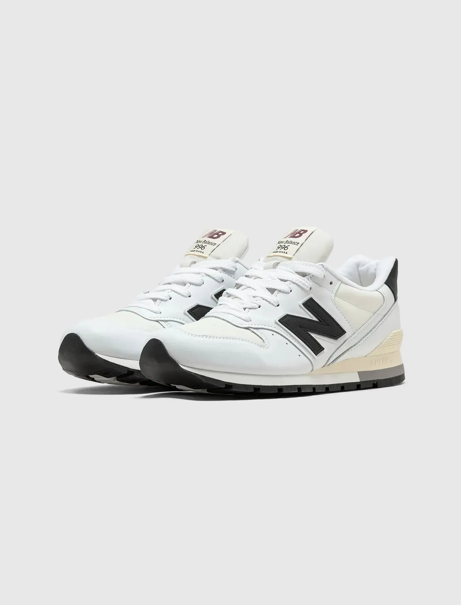 Wide fit 996 MADE IN USA "WHITE/BLACK"
