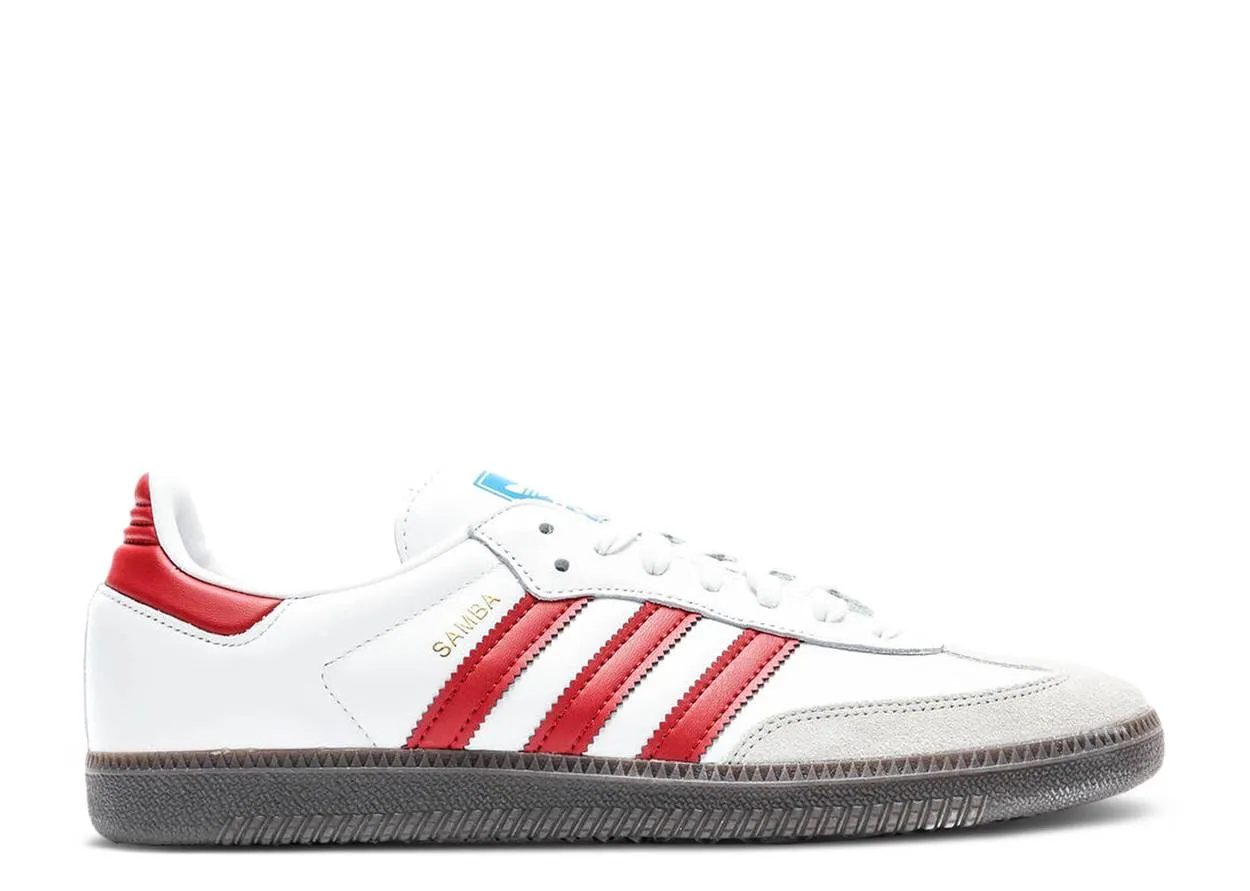 Comfort Zone Adidas Samba OG White Red
